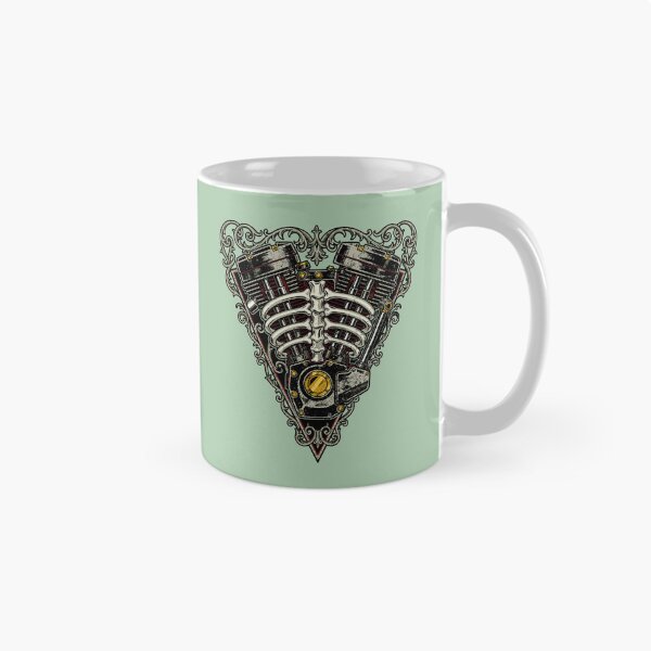 Item preview, Gothic Mechanical Ribcage Engine Emblem designed and sold by Romgora.