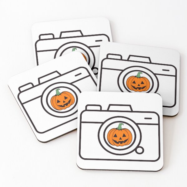 Item preview,  Brown Orange Camera Pumpkin Halloween Design designed and sold by BigDigital.