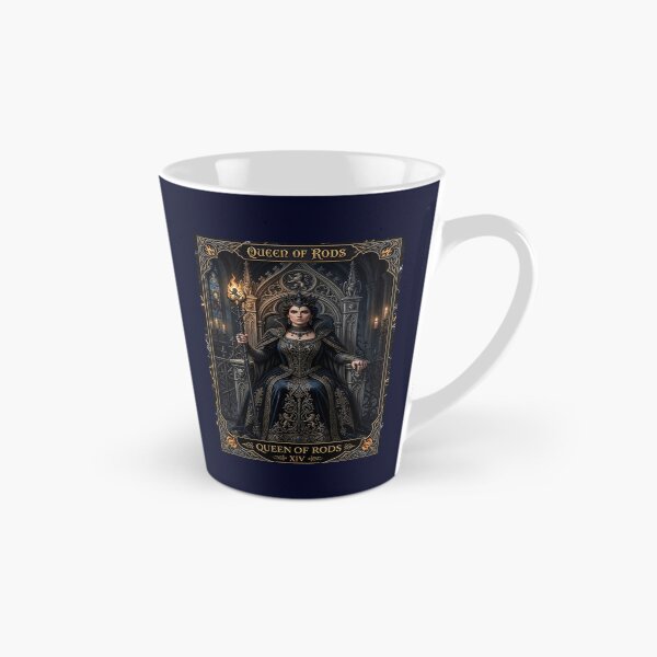 Item preview, Queen of Rods- tarot card designed and sold by Studio77-Gothic.
