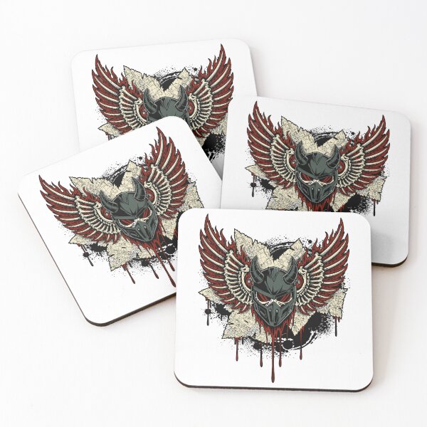 Artikelvorschau, Winged Horned Helmet, Dark Rebel Skull Art entworfen und verkauft von Romgora.