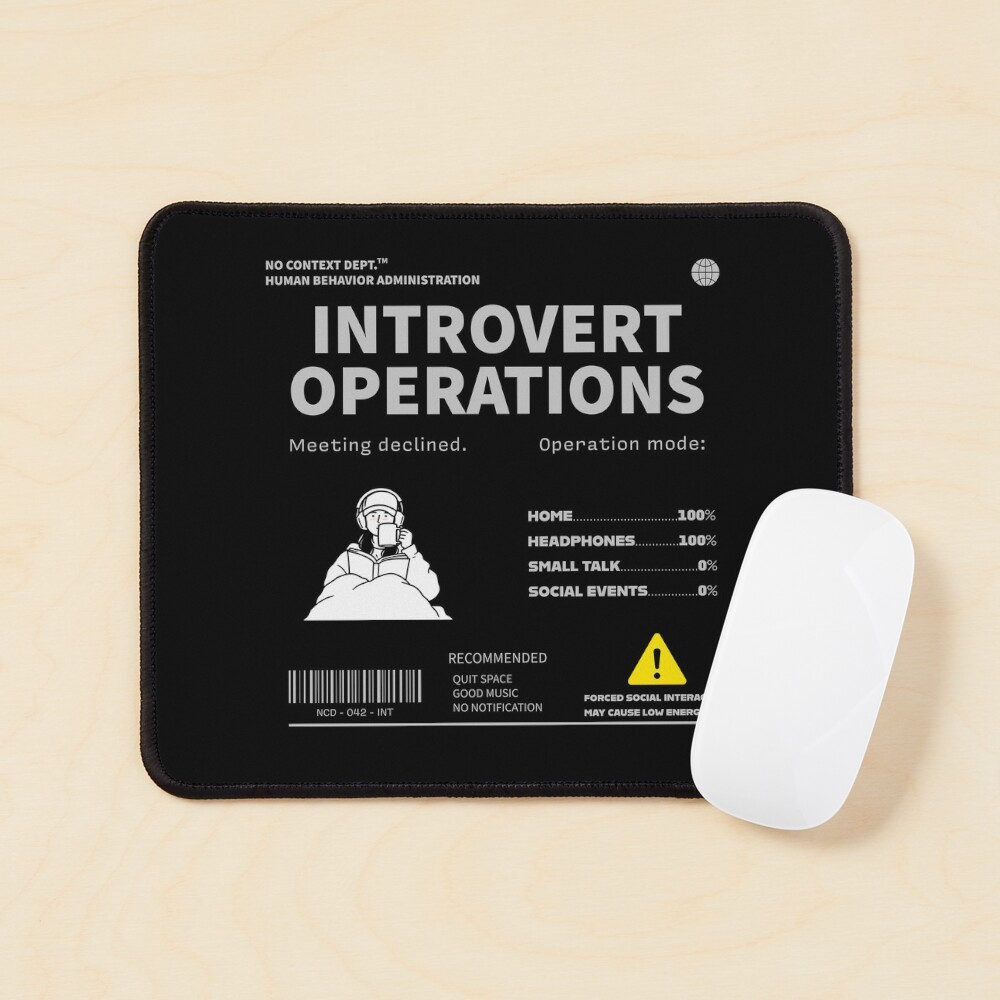 Item preview, Mouse Pad designed and sold by nocontextdept.