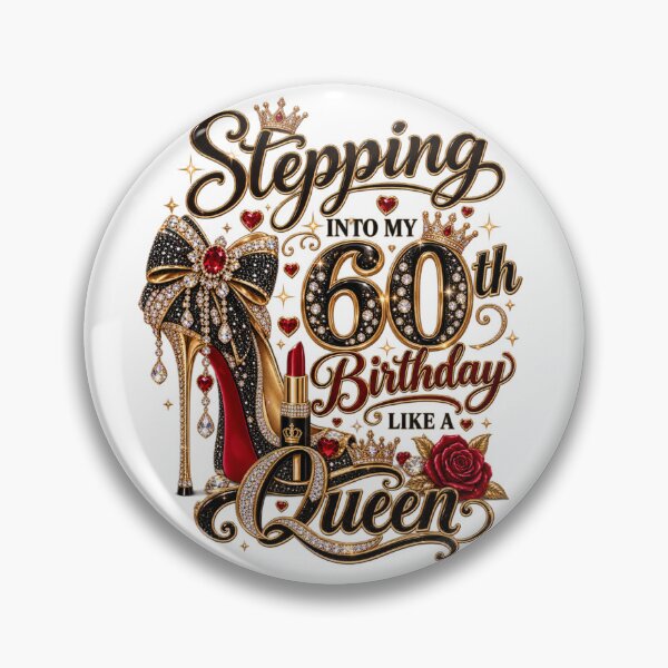 Item preview, 60th Birthday Queen – Stepping Into My 60th Birthday Like a Queen designed and sold by DijaMar.