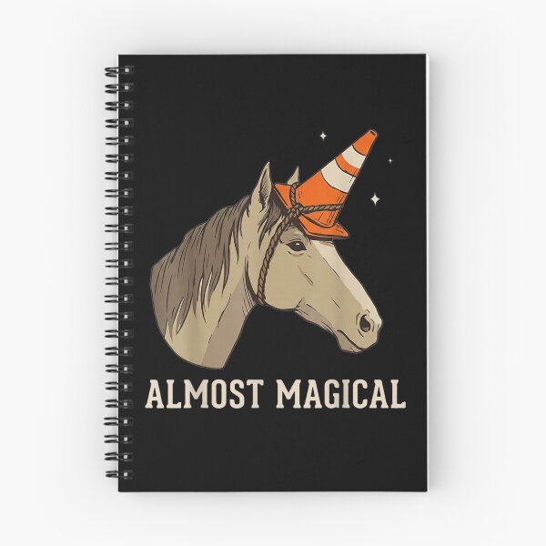 Item preview, Almost Magical Funny Horse Unicorn designed and sold by moabeArtistic.