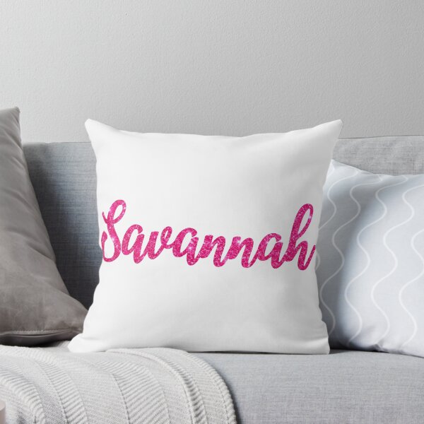 Item preview, Savannah Hot Pink Sparkly Personalised Name Design designed and sold by CamilasPrints.