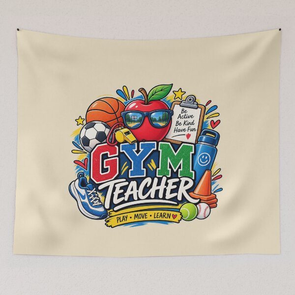 Item preview, Gym Teacher Gift Back To School PE Class Style designed and sold by Corvoria.