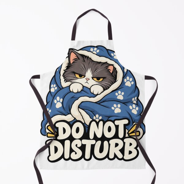 Item preview, Do Not Disturb Cozy Cat designed and sold by NorthPeak Studio.