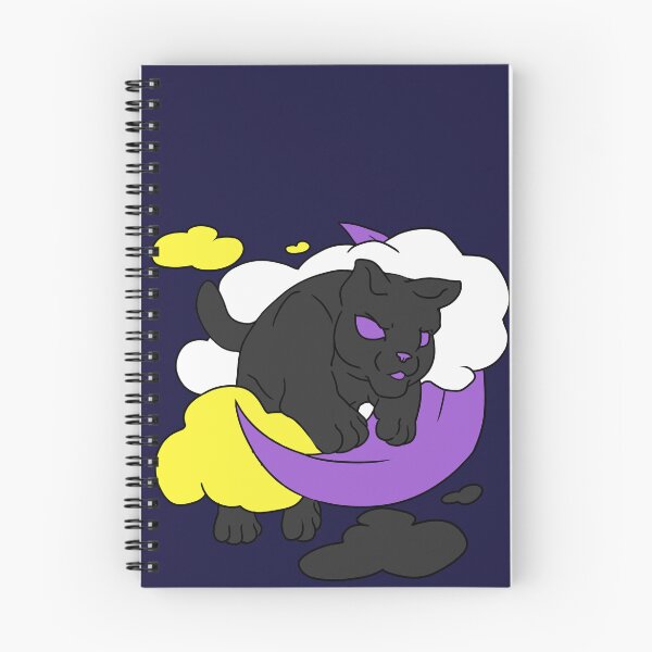 Item preview, Moon Cat - Nonbinary Discreet Pride designed and sold by AstralRavens.