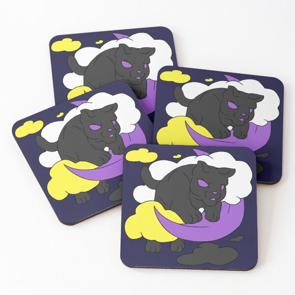 Item preview, Moon Cat - Nonbinary Discreet Pride designed and sold by AstralRavens.
