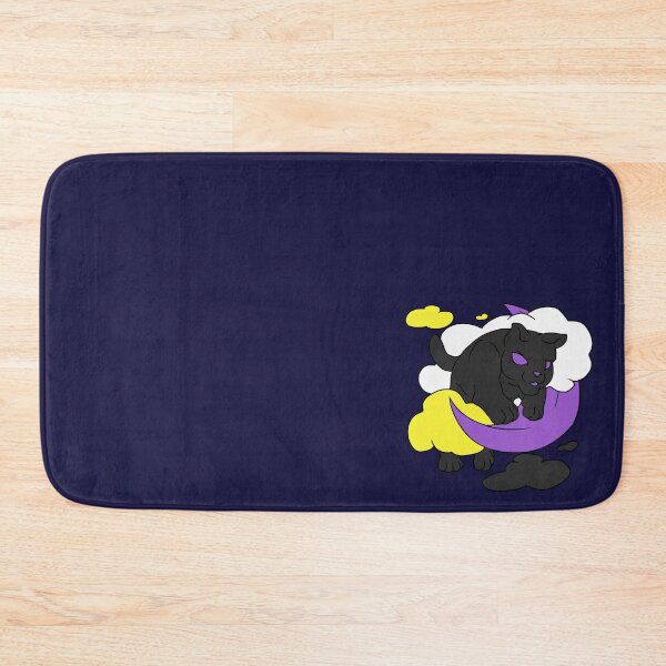 Item preview, Moon Cat - Nonbinary Discreet Pride designed and sold by AstralRavens.