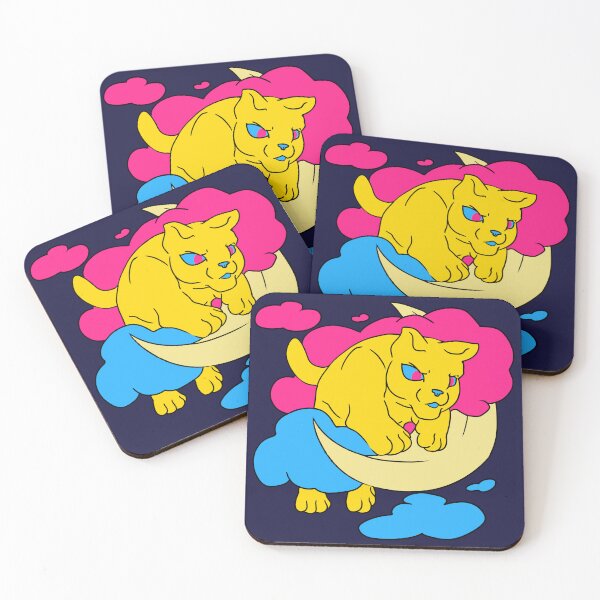 Item preview, Moon Cat - Pansexual Discreet Pride designed and sold by AstralRavens.