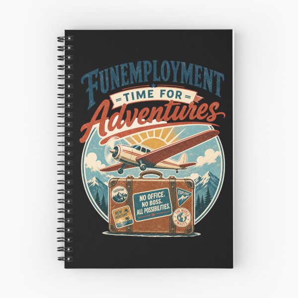 Item preview, Funemployment Adventures Vintage Travel Design designed and sold by BearLoveDesign.