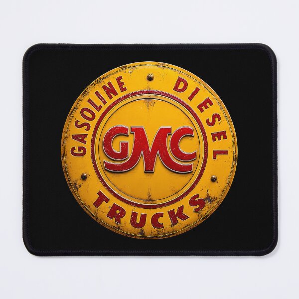 Item preview, GMC Trucks Gasoline And Diesel Vintage Weathered Emblem designed and sold by jundobays.