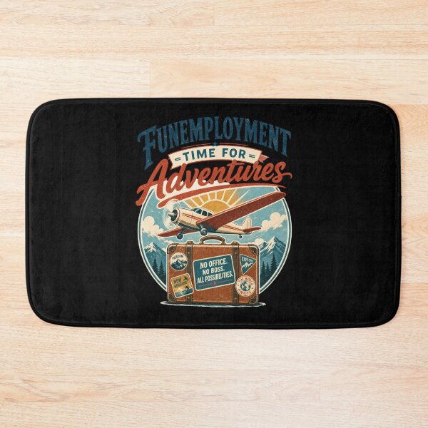 Item preview, Funemployment Adventures Vintage Travel Design designed and sold by BearLoveDesign.