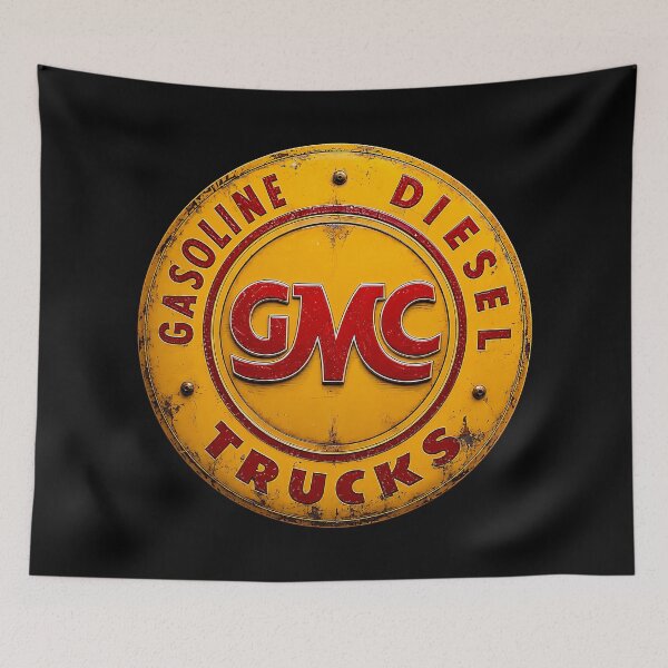 Artikelvorschau, GMC Trucks Benzin- und Diesel-Emblem im Vintage-Stil entworfen und verkauft von jundobays.