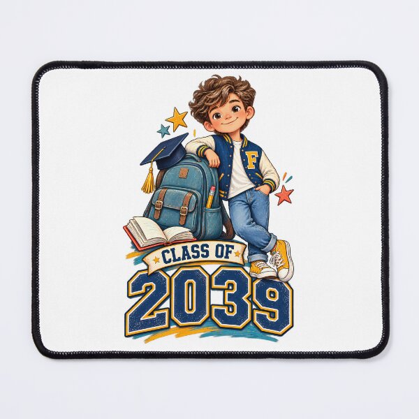 Item preview, Class of 2039 Kids Shirt, Future Graduate School Milestone Tee designed and sold by ARTwy.