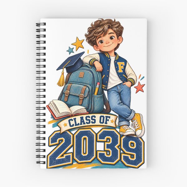 Item preview, Class of 2039 Kids Shirt, Future Graduate School Milestone Tee designed and sold by ARTwy.