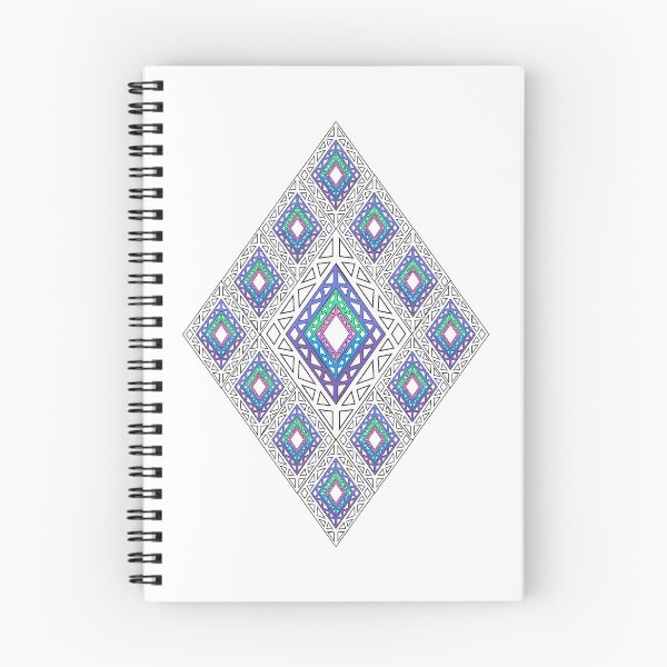 Item preview, Colorful Geometric Fractal Diamond Pattern designed and sold by KArtLab.