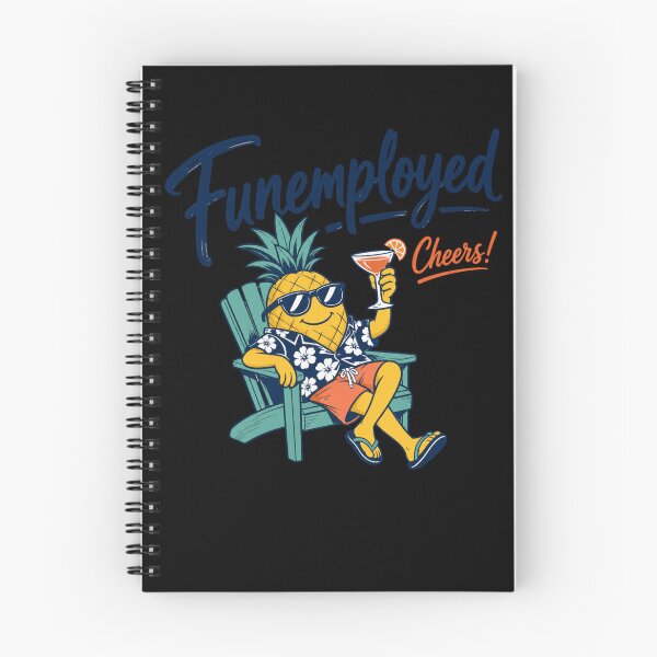 Item preview, Funemployed Tropical Pineapple Vacation designed and sold by BearLoveDesign.
