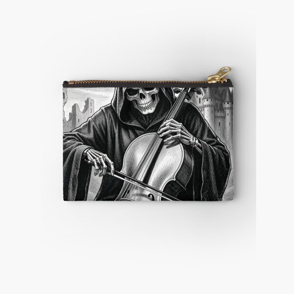 Item preview, The Grim Reaper playing the cello. designed and sold by MagelliShop.