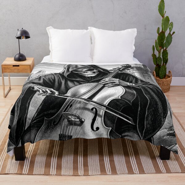 Item preview, The Grim Reaper playing the cello. designed and sold by MagelliShop.