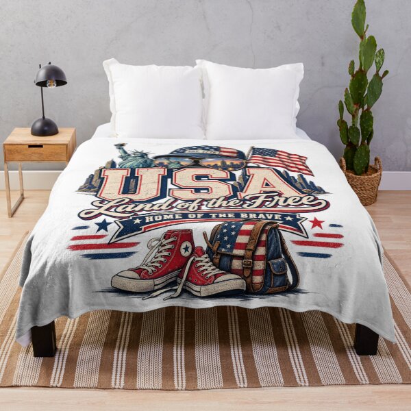 Item preview, USA Land of the Free – Patriotic American Travel Design designed and sold by Ayden World.