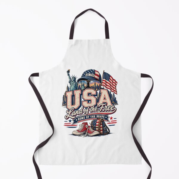 Item preview, USA Land of the Free – Patriotic American Travel Design designed and sold by Ayden World.