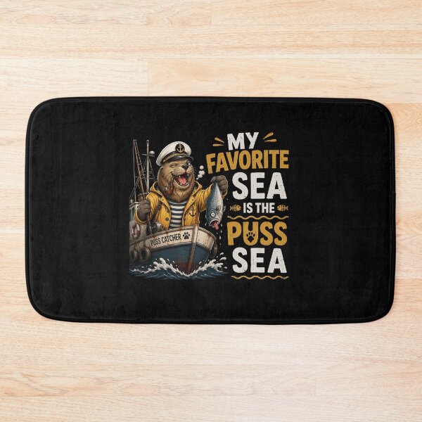 Item preview, My  Favorite Sea is The Puss-Sea designed and sold by TheEndDesign.