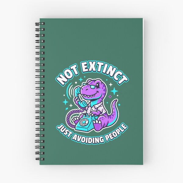 Item preview, Not Extinct Just Avoiding People Funny Dinosaur Phone. designed and sold by MyHappyArtShop.