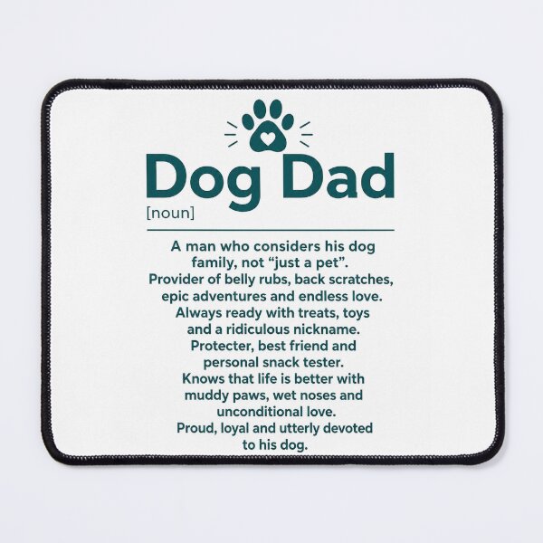 Item preview, Dog Dad designed and sold by PeelieWallies.