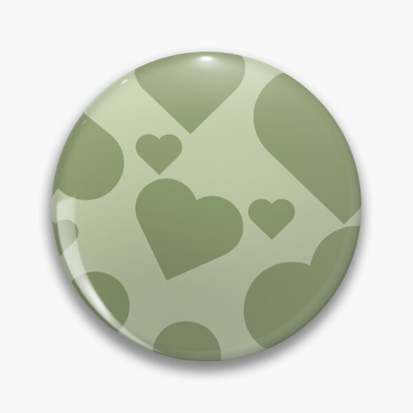 Item preview, Sage Green Hearts Pattern Aesthetic Minimalist designed and sold by Nature Moments.