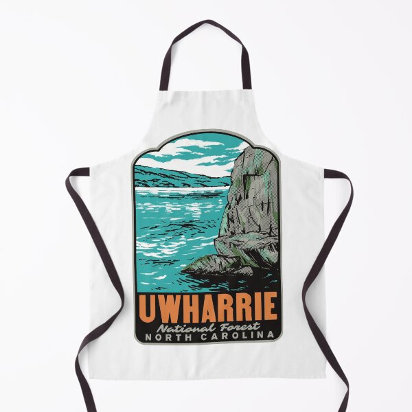 Item preview, Uwharrie National Forest Badin Lake Retro Travel Art designed and sold by HalpinDesign.