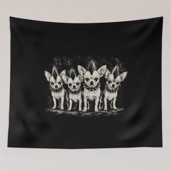 Item preview, Punk Chihuahua Rock Chihuahua designed and sold by a-turner-paint.