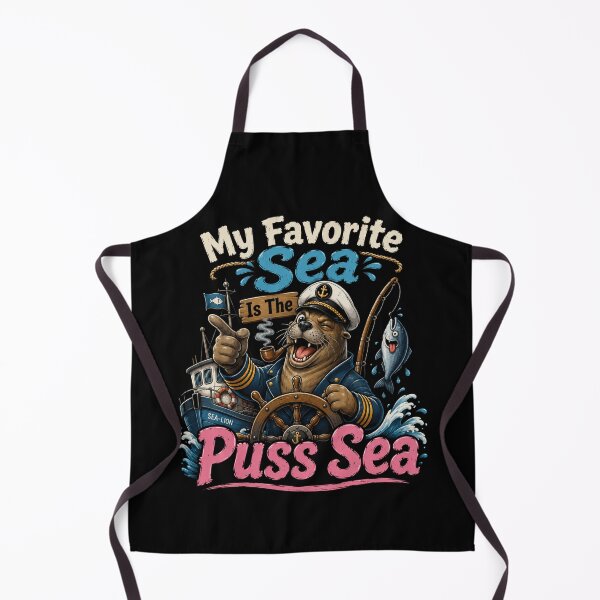 Item preview, My Favorite Sea is The Puss-Sea designed and sold by TheEndDesign.