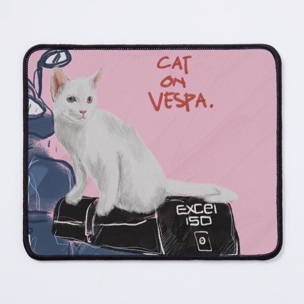 Item preview, Cat on Vespa designed and sold by madxlady.