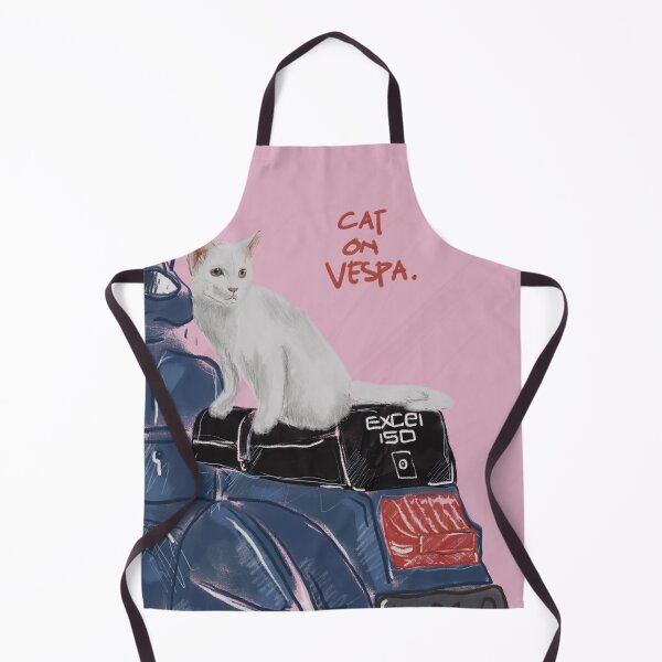 Item preview, Cat on Vespa designed and sold by madxlady.