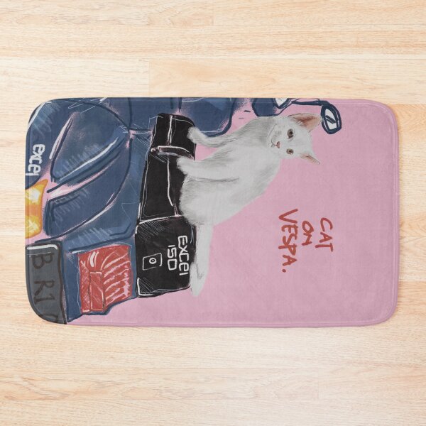 Item preview, Cat on Vespa designed and sold by madxlady.