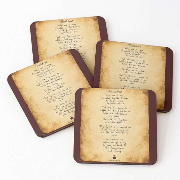 Item preview, Handwriten Creedal Poem designed and sold by rostichristi.
