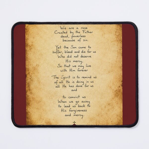 Item preview, Handwriten Creedal Poem designed and sold by rostichristi.