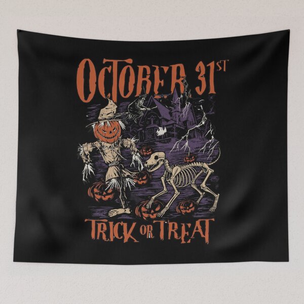 Item preview, October 31st Trick Or Treat Pumpkin Scarecrow Halloween designed and sold by puzchresta.