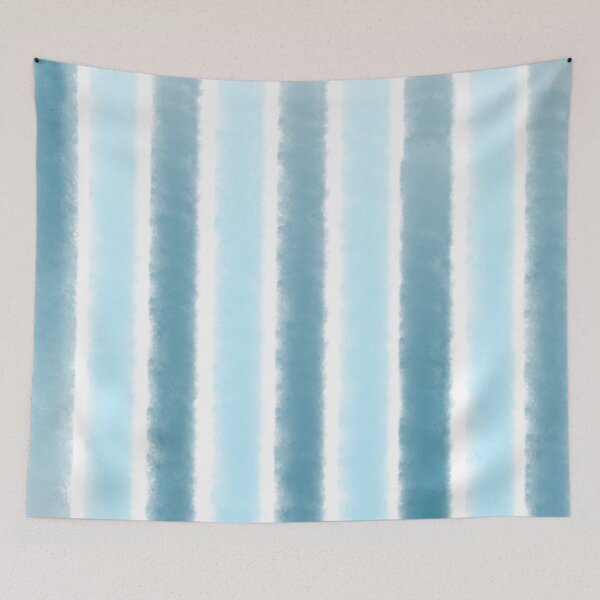 Item preview, Watercolor stripe pattern -Blue designed and sold by Pattern Petals.