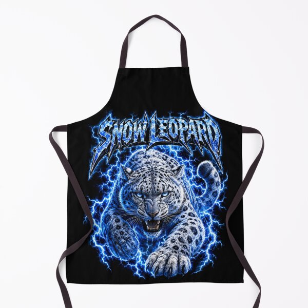 Item preview, Snow Leopard – Blue Lightning Big Cat designed and sold by creativebymateo.