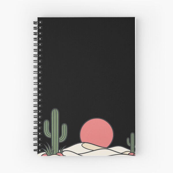 Item preview, Minimal Desert Scene with Saguaro Cacti and Round Sun Behind Dunes Bold Flat Vector Illustration designed and sold by OnPointOutfits.