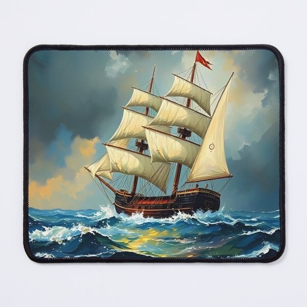 Item preview, A ship in storm, in the style of Turner. designed and sold by oldMastersofart.