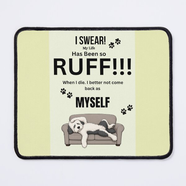 Item preview, Fnny dog quote designed and sold by PeelieWallies.