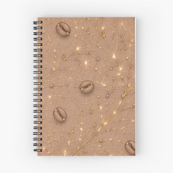 Item preview, Dusty Rose Coffee Beans Golden Flow designed and sold by Qenlo.