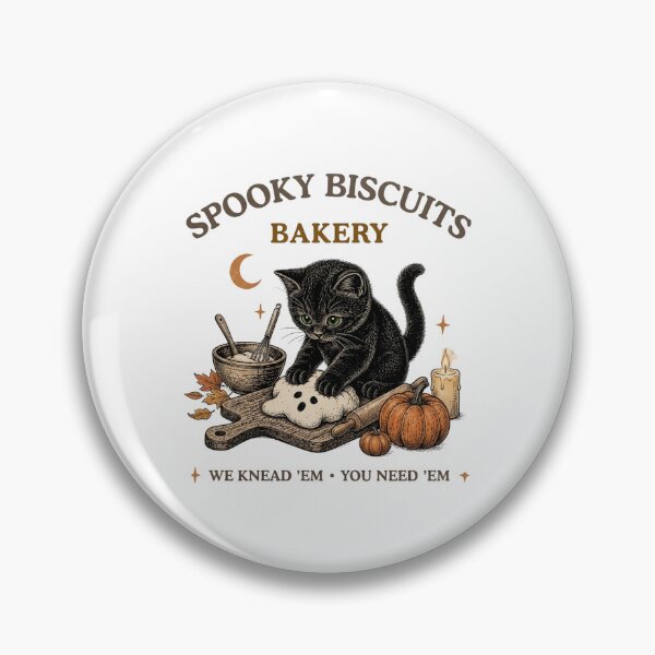 Item preview, Spooky Biscuits Bakery Black Cat Funny Baking Halloween designed and sold by puzchresta.