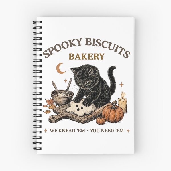 Item preview, Spooky Biscuits Bakery Black Cat Funny Baking Halloween designed and sold by puzchresta.