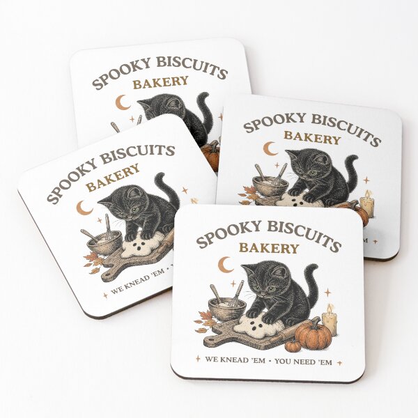 Item preview, Spooky Biscuits Bakery Black Cat Funny Baking Halloween designed and sold by puzchresta.