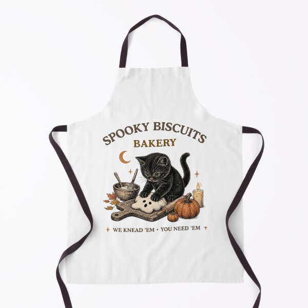 Item preview, Spooky Biscuits Bakery Black Cat Funny Baking Halloween designed and sold by puzchresta.