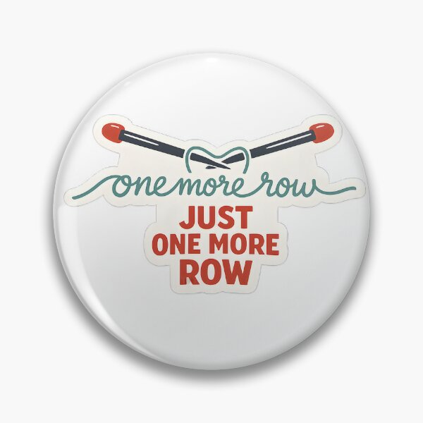 Item preview, Just One More Row Knitting Minimal Craft Design designed and sold by Naviora.